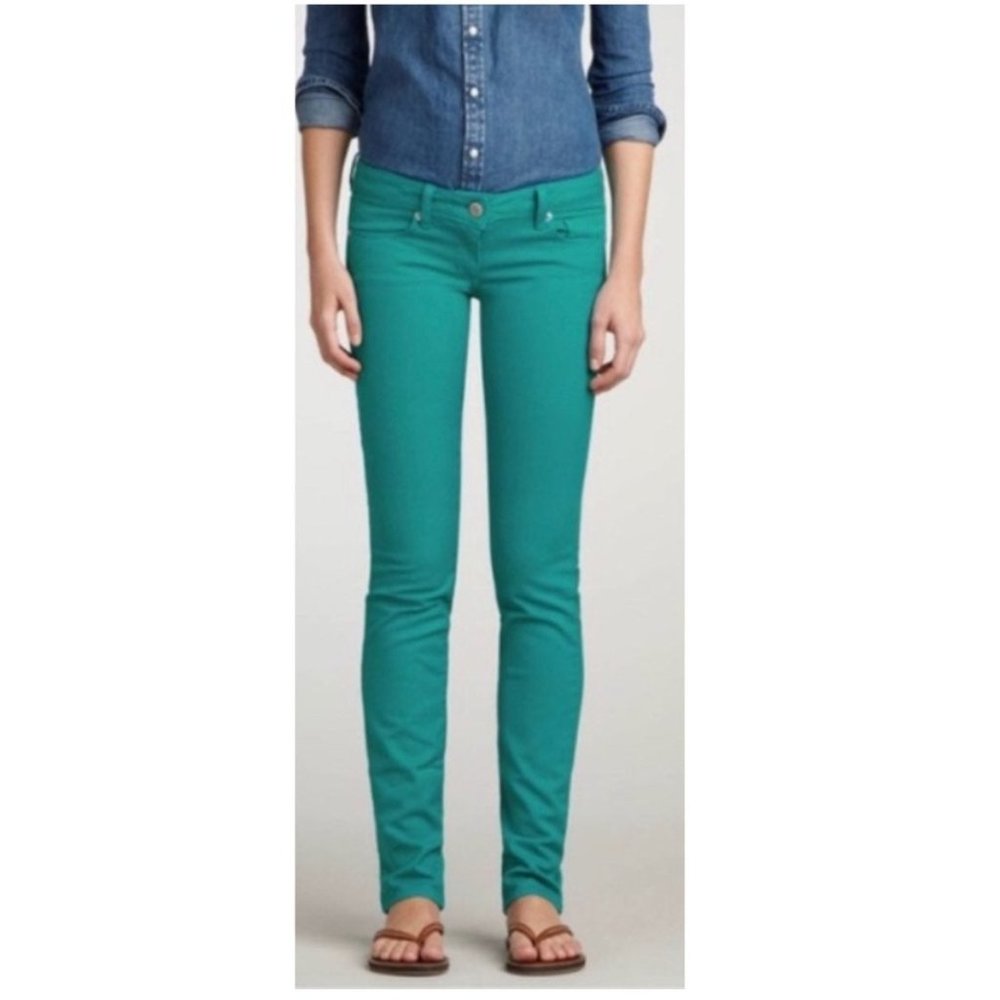 American Eagle Teal Skinny Jeans 8